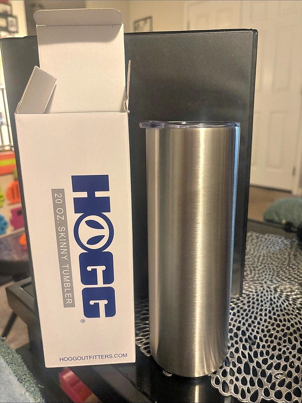 Hogg Outfitters 20 oz Skinny Tumbler Stainless Steel Tumbler NWT